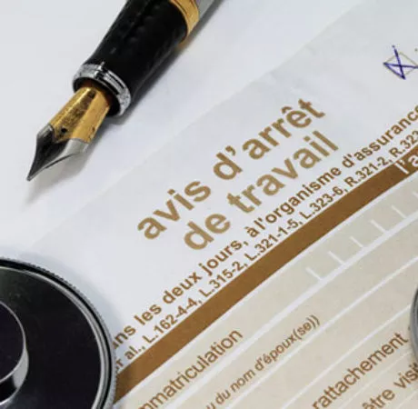 arrêt de travail