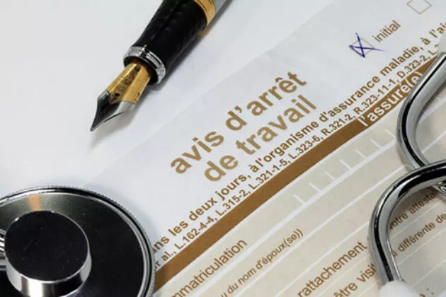 arrêt de travail