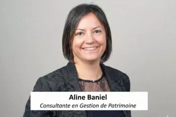 Aline Baniel, consultante en gestion de patrimoine.